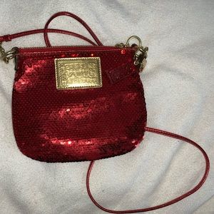 Sequin Coach bag